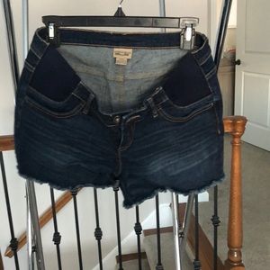 Denim Maternity Shorts